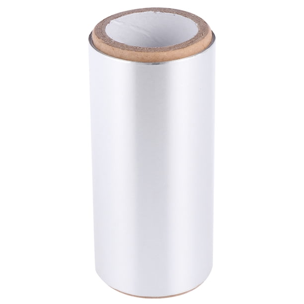 EeaseMX 1 rollo de papel de aluminio para teñir el cabello de 10 cm de ancho, grueso, para peluquería, permanente, accesorios de peluquería, plateado