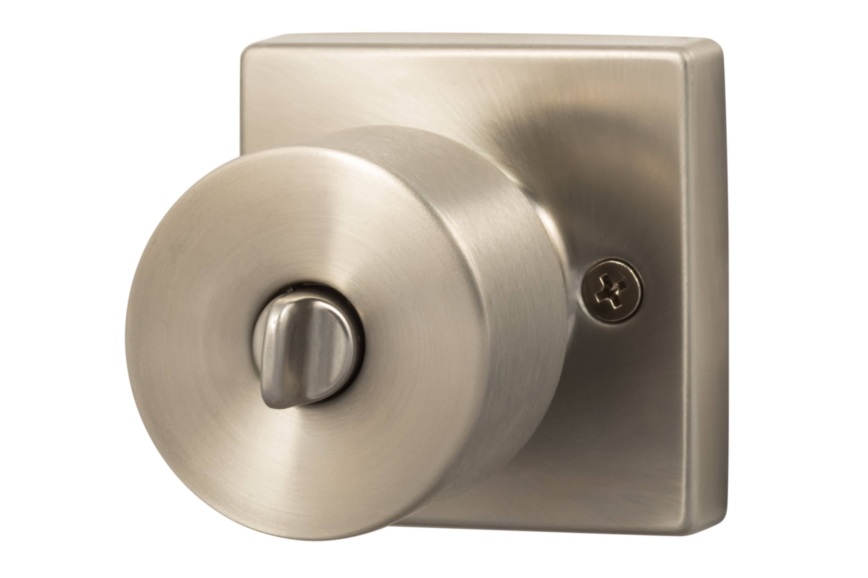 Sure-Loc BG107-SQ SB Bergen Single Cylinder Keyed Entry Door Knob Set - Brass