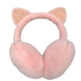 thumbnail image 1 of Cache-oreilles en Peluche pour Femmes - Cache-oreilles Chauds d'Hiver pour Filles et Femmes, Rose, 1 of 3