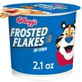 thumbnail image 3 of (2 pack) Kellogg's Frosted Flakes Cold Breakfast Cereal Cup, 8 Vitamins and Minerals, Kids Snacks, Original, 2.1oz Cup (1 Cup), 3 of 14