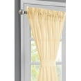thumbnail image 4 of Warm Home Designs Pair of 52"x 72" Sheer Gold French Door Curtains with 2 Tie-Backs. KFR Gold 52x72, 4 of 5