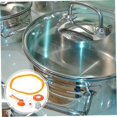 thumbnail image 4 of 1 Set Vacuum Glass Pot Lid Pressure Cooker Sealing Ring Vacuum Pot Lid Silicon Gasket Sealing Rings for Instants Pot Instants Pot Seals Replacement Orange, 4 of 9