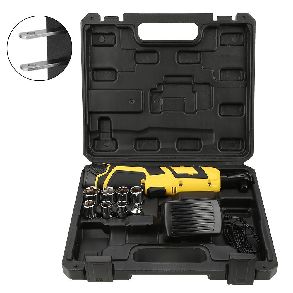 Kritne Right Angle Ratchet Wrench, 12V 3/8 40Nm Electric Cordless Right