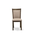 thumbnail image 7 of East West Furniture V-Style 9-Piece Wood Dining Set in Cement/Gray/Jacobean, 7 of 7