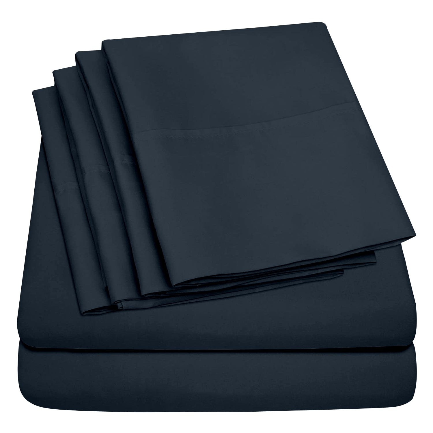 6-Piece Microfiber Bed Sheets ? Ultra-Soft, Wrinkle-Free, Deep Pocket Fit