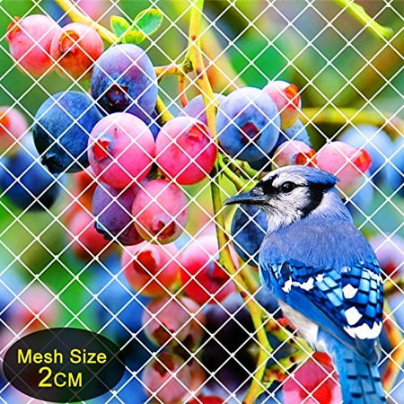 Protection Netting - Agfabric Garden Bird Netting Anti Bird Protection Net Fruit Vegetables Flower Garden Pond Netting, 6x35ft, White