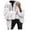 White, variant on Women's Furry Long Sleeve Short Warm Outerwear Plus Size Jacket Cozy Winter Coat