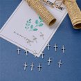 thumbnail image 4 of GRACEARA 50 x Lead Free Nickel Free Antique Silver Alloy Cross Pendants 17x8x2mm Hole 2mm, 4 of 9