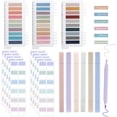 thumbnail image 1 of shiyou-Book Annotation Kit - 720PCS Sticky Tabs for Reading, Flag Tabs with 6PCS Pastel Highlighters, Bible Reading File Tabs for Annotation Supplies, 1 of 4