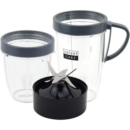 

Upgrade Kit 18 Oz 24 Oz Cups & Extractor Blade For Lean NB-203 1200W Blender