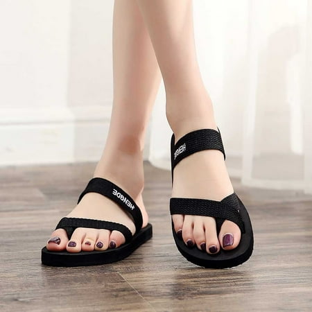 

WTN Summer Women Sandals Non-Slip Flip Flops Sandals Flat Beach Slippers Shoes