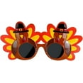 thumbnail image 3 of Thanksgiving Turkey Novelty Sunglasses, 2 Pack, Fun Turkey Shaped Pilgrim Hat Glasses for Thanksgiving Party, Classrooms, Events, 3 of 6