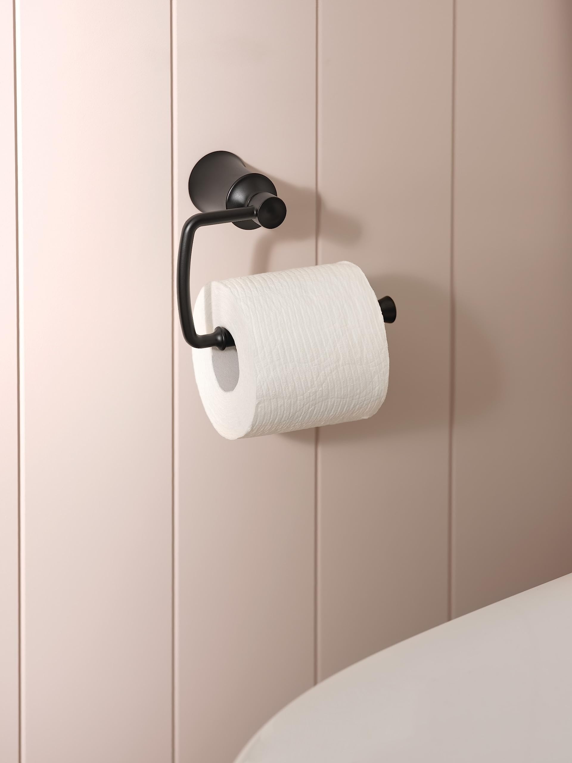 Moen YB2108BL Dartmoor Wall Mounted Toilet Paper Holder - Black