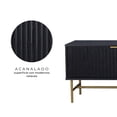 thumbnail image 4 of Mueble de Tv Relan Queens Negro Diseño Acanalado 180 cm, 4 of 9