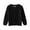 B8470 Black, variant on Bysome Toddler Girls Coat Baby Boy Solid Knit Sweater Round Neck Long Sleeve Pullover Sweatshirt Fall Winter Clothes Long Sleeve Cute Print Kids Coat Black Size 12-18 Months