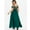 B73 Green Plus Size Summer Dresses Clearance Under $5, variant on Cagogo Women Summer Empire Waist Maxi Long Dress Under $10 Plus Size Cold Shoulder Plus Size Vacation Dresses Floral Lace Flowy Swing Hide Belly Dresses Clothes