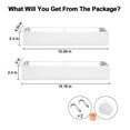 thumbnail image 2 of Shuntong Premium Shower Caddy, Adhesive Bathroom Shower Organizer and Storage, No Drill Shower Shelves for Inside Shower, Rustproof Shower Storage Rack 2 Pack Silver, 2 of 7