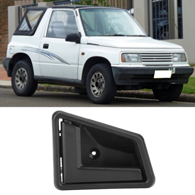 Manija de puerta delantera izquierda ANGGREK para Geo Tracker 1989-1997 Chevy Tracker 1998 Plástico