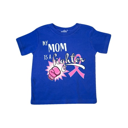 

Inktastic My Mom is a Fighter- Breast Cancer Awareness Gift Toddler Boy or Toddler Girl T-Shirt