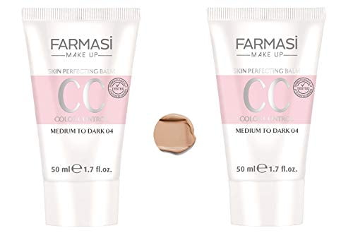 Farmasi Color Control CC Medium to Dark 04 Cream, 2 Pack - 50ml/1.7fl.oz