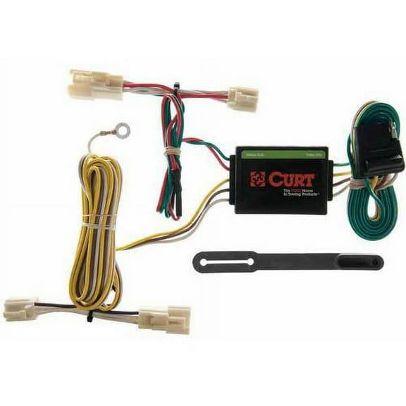 CURT 55358 Vehicle-Side Custom 4-Pin Trailer Wiring Harness, Select Toyota Camry