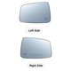 thumbnail image 1 of Heated Mirror Glass Left Driver Side Heated Mirror Replacement for Dodge Ram 1500 2009-2019 Dodge Ram 2500 2012-2019 68050298AA, 68050299AA, 1 of 5