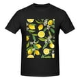 thumbnail image 4 of Bingfone Lemon Fruits Flowers Leaves Men'S Loose Fit Short-Sleeve Pocket T-Shirt, 4 of 7