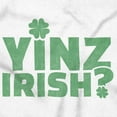 thumbnail image 2 of Yinz Irish Funny St Patrick's Day Unisex Plus Fleece Graphic Sweatshirt Brisco Brands 3X, 2 of 3