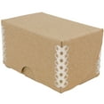 JAM Business Card Box, 1/Pack, 2.3x3.5x2, Brown Kraft with Metal Edge