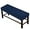 Navy Blue, variant on ABCISI Jacquard Dining Room Bench Covers, Soft Stretch Spandex Upholstered Slipcover, Removable Washable Cushion Slipcovers for Living Room, Bedroom, Kitchen (Navy Blue)