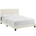 thumbnail image 3 of Modway Amira Full Performance Velvet Bed in Ivory, 3 of 8