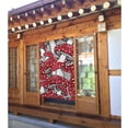 thumbnail image 2 of XMXY Japanese Doorway Curtain Noren, Forest Red Mushroom Door Closet Curtain Panel, Room Dividers Privacy Tapestry, 34 x 56 Inches, 2 of 7
