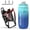 BlackRed + Bottle, variant on VICTGOAL 21oz Bicycle Bottle MTB Road Bike Water Bottle PP5 Portable Squeezable Drink for Cycling Running Outdoor Sports