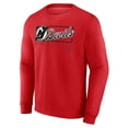 thumbnail image 2 of Men's Fanatics Red New Jersey Devils Focus Fleece Pullover Sweatshirt, 2 of 3