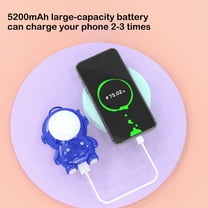 Nkmbld Electric Hand Warmers Rechargeable, Fast Hot Hands Reusable Portable Electric Heater for Camping Hunting Golf, Gifts for Women Men, Blue