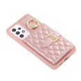 thumbnail image 5 of for Samsung Galaxy A52 4G/5G Detachable Shoulder Strap Wallet Case, with Card Slots & 360-degree Rotation Stand Ring Flip Premium PU Leather Protective Cover Lanyard for Women Girls, Rosegold, 5 of 9