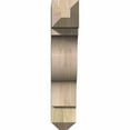thumbnail image 4 of Ekena Millwork 6"W x 22"D x 30"H Funston Craftsman Rough Sawn Bracket, Douglas Fir, 4 of 13