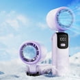 thumbnail image 6 of Stepless Speed Ice Crusher Fan, 100-Gear Adjustable Turbine Cooler, Portable Neck-Worn Ice Maker, High-Power Outdoor Cooling Device, USB Rechargeable Design, 6 of 8