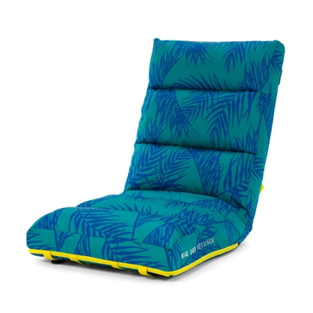 Slumbertrek Xl Beach Chair Recliner Blue Palm Walmart Com