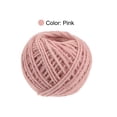 thumbnail image 3 of Uxcell 82ft Jute Twine 0.04inch 3 Ply Natural String for DIY Crafts Pink, 3 of 7