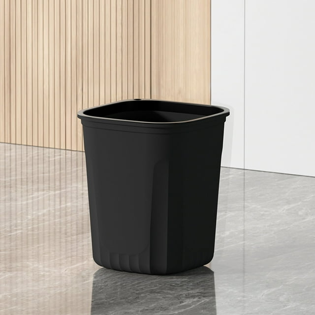 SSZMDLB under $5 Small Trash Can with Lid, Thickened Garbage Can, Large Capacity Trash Bin with Handle, Kitchen and Bathroom Waste Basket, Pressure Ring for Securing Bag, for Living Room, Toilet