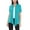 Jade, variant on Women's Loose Fit Short Sleeve Draped Open Front Office Wear Solid Cardigan