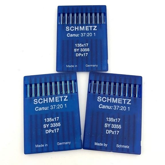Teamwork 10 SCHMETZ 135X17 SIZE#16 / 100 INDUSTRIAL SEWING MACHINE NEEDLES DPX17 SY3355