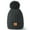 Dark grey, variant on Women's Winter Beanie Hat Fleece Lined Cable Knitted Pom-Pom Hat,Black