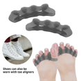 thumbnail image 5 of 1 Pair Of Gel Toe Separators For Overlapping Toes, Gel Toe Straightener Bunion Corrector, Toe Spacers, 5 of 5