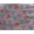thumbnail image 4 of oneOone Georgette Viscose Fabric Triangle Block Decor Fabric Printed BTY 42 Inch Wide, 4 of 4