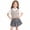 White, variant on Yeaiivve Girls Back to School 2 Piece Outfit Striped Fake Two-Piece Polos Shirt & Pleated A-Line Skirt Set Summer Casual Preppy Clothes for Kids Green 2-3 Years
