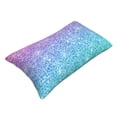 thumbnail image 3 of Kll Multicolor Glitter Pillow Covers Envelope Closure,Super Soft And Cozy Fuzzy Fleece Pillow Case Cover 20"X30", 3 of 9