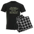 thumbnail image 6 of CafePress - THERAPIST Beagle Men's Dark Pajamas - Men's Dark Loose Fit Cotton Pajama Set, 6 of 7