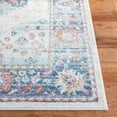 thumbnail image 3 of SAFAVIEH Phoenix Damian Medallion Area Rug, Ivory/Blue, 8' x 10', 3 of 8